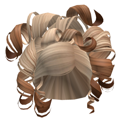 90 S Curly Supermodel Updo Hair Blonde Ginger Ombr Roblox