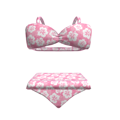 Summer Retro R Hibiscus Bikini Roblox