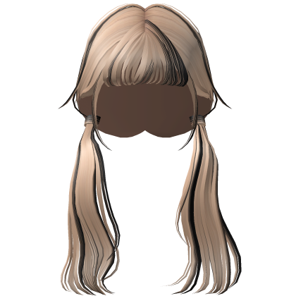 Y K Wavy Low Pigtails Blonde Black Roblox