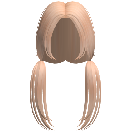 Dainty Low Straight Pigtails Blonde Roblox