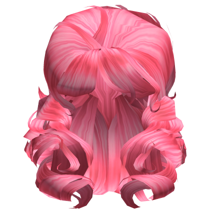 80 S Curly Blowout Hair In Hot Pink Roblox