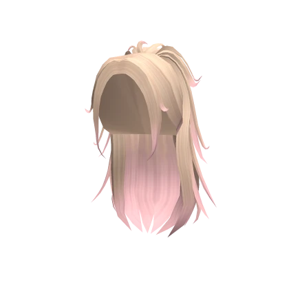 Messy Popular Y K Grunge Ponytail Blonde To Pink Roblox