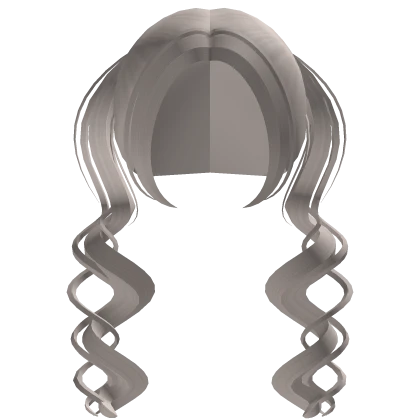 Ash Blonde Cutesy Kawaii Curly Swirly Pigtails Roblox Item Rolimon S