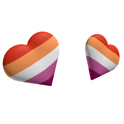 Lesbian Flag Pride Hearts Roblox