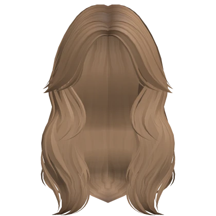 Long Wavy Layered Preppy Girl Hair Dark Blonde Roblox