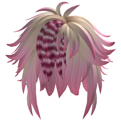 Pink Blonde Scene Emo Super Messy Hair Roblox