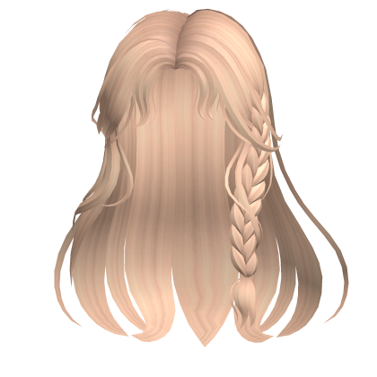 Braided Blonde Anime Hair Roblox