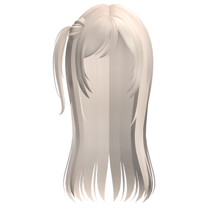 Gyaru Beige Blonde Side Pigtail Layered Hair Roblox
