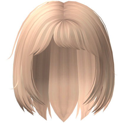 Blonde Messy Bob Hair Roblox