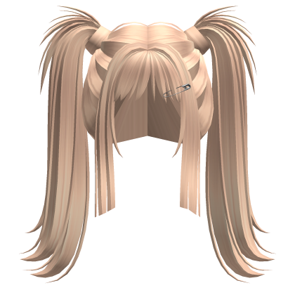 Y2K Spiky Gothic Pigtails Blonde Roblox