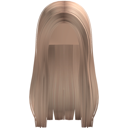 Straight Long Hime Cut Hair Blonde Roblox