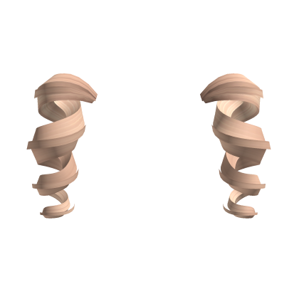 Curly Twirl Pigtail Extensions In Blonde Roblox