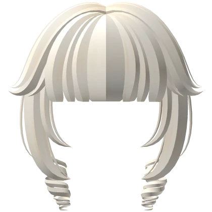 Blonde Curly Anime Bangs Roblox