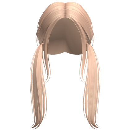 Long Scruffy Messy Wispy Pigtails Blonde Roblox