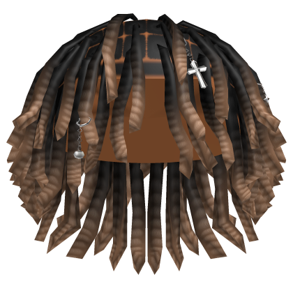 Blonde Ombre Messy Grunge Dreads W Accessories Roblox