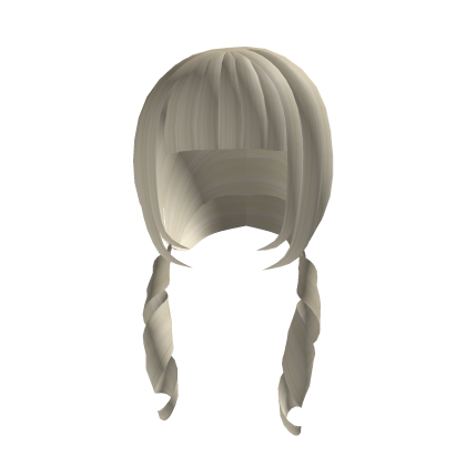Cute Curly Pigtails In Blonde Roblox