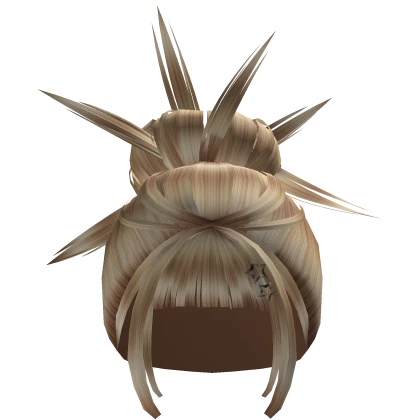 Spikey XCX Anime Brat Updo Bun Blonde Roblox Item Rolimon S