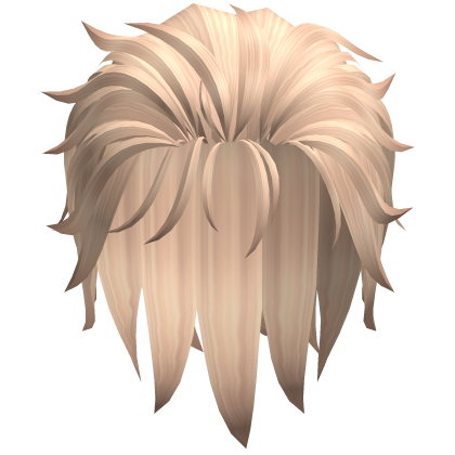 Slicked Back Anime Boy Hair Blonde Roblox