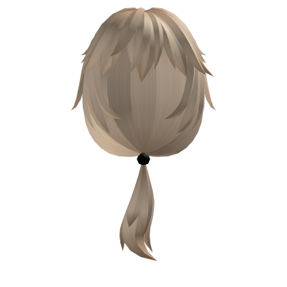 Blonde Low Ponytail Roblox
