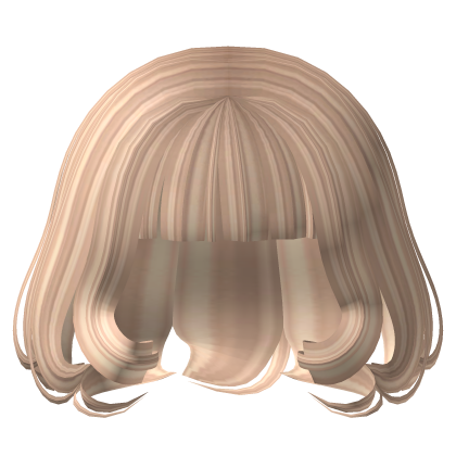 Short Hair Swirly Side Bangs In Blonde Roblox