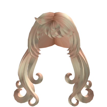 Cute Swirly Pigtails In Blonde Roblox Item Rolimon S