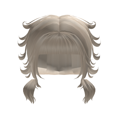 Blonde Messy Spiky Low Punk Pigtails Roblox