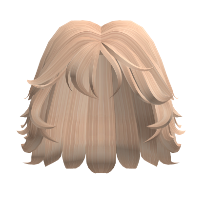 Mid Length Wolf Cut Blonde Roblox