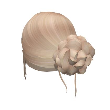 Aesthetic Braided Bun In Blonde Roblox