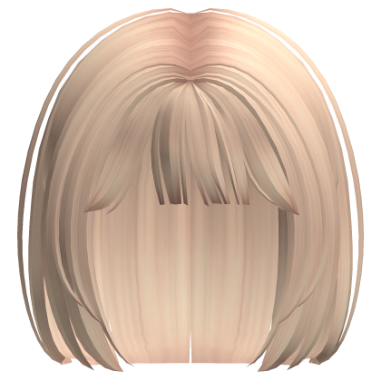 Hime Short Straight Hair Cut In Blonde Roblox