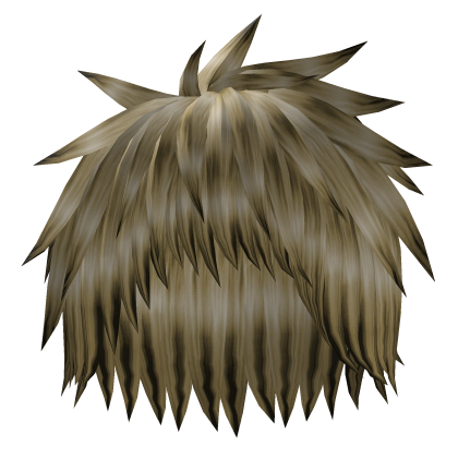 Bright Blonde Spiky Anime Messy Emo Hair Roblox