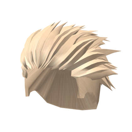 Blonde Spiked Back Hair Roblox
