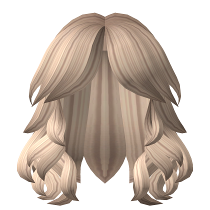 Messy Shaggy Wolf Cut Blonde Roblox