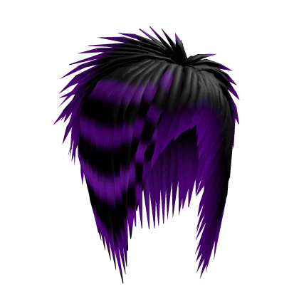 Black Purple Scene Emo Hair Roblox Item Rolimon S