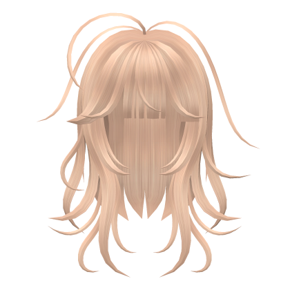 Cutesy Long Hair Wavy Hair Blonde Roblox