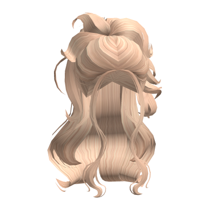 Royal Fairy Flowy Ponytail In Blonde Roblox