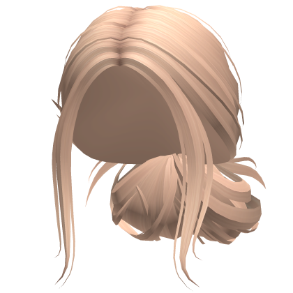 Messy Low Lazy Summer Bun Blonde Roblox
