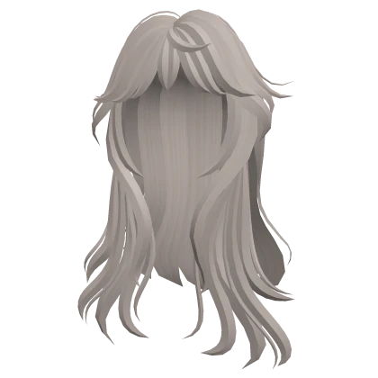 Messy Grunge Emo Wolfcut Hair In Ash Blonde Roblox Item Rolimon S