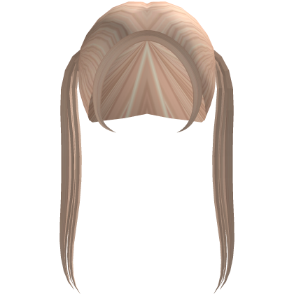 Blonde Long Low Straight Pigtails Roblox