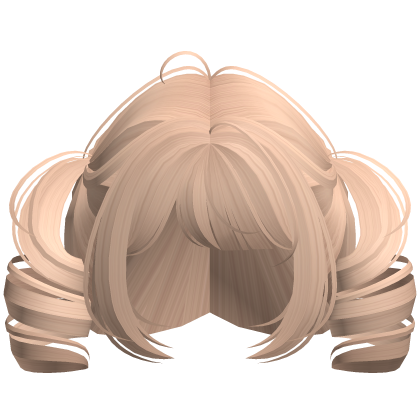 Soft Kawaii Mini Swirly Pigtails In Blonde Roblox