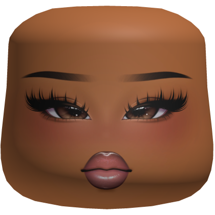 GLOWY Latina Makeup Cheeks Head Roblox