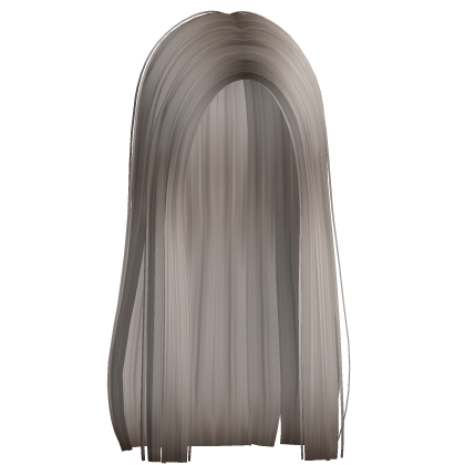 Long Straight Preppy Stylish Hair Ash Blonde Roblox