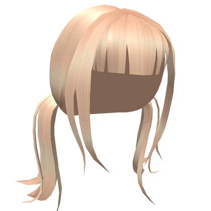 Blonde Y K Long Low Pigtails Roblox