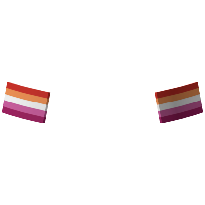 Lesbian Flag Face Stickers Upper Roblox