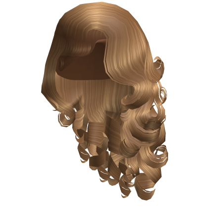 Blonde Side Part Lush Curls Roblox