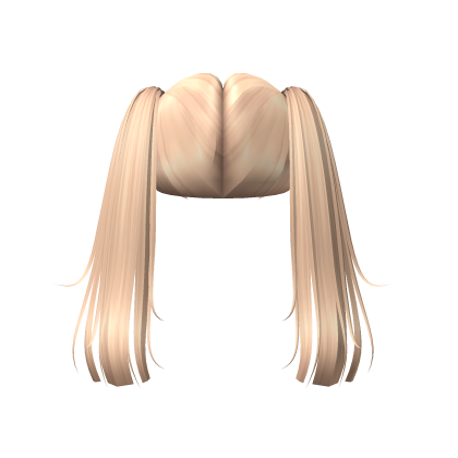 Sleek And Straight Pigtails In Blonde Roblox