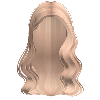 Long Stylish Voluminous Wavy Hair Blonde Roblox