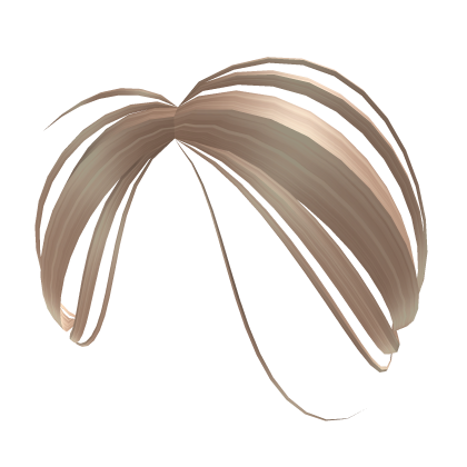 Blonde Messy Bangs Roblox