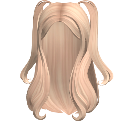 Long Flowy Half Up Pigtails Blonde Roblox