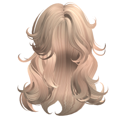 Messy Wavy Gorgeous Hairstyle Blonde Roblox