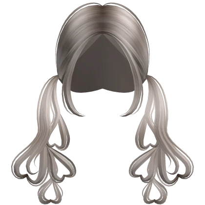 Long Wispy Heart Shaped Pigtails Ash Blonde Roblox Item Rolimon S